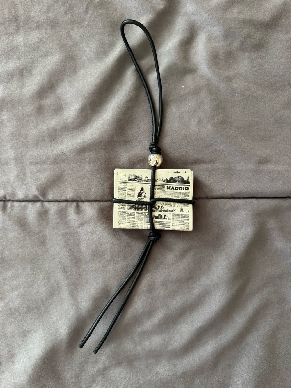 Loewe Newspaper Bag charm